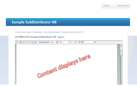 Document Holder Compound Viewer Extranet