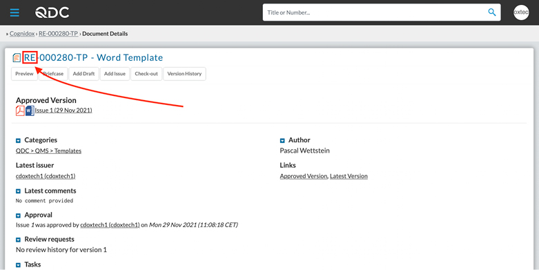 Dokumenten-Prefixes Dokumenten-Prefixes