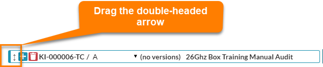 Document Holder Dokumente verschieben